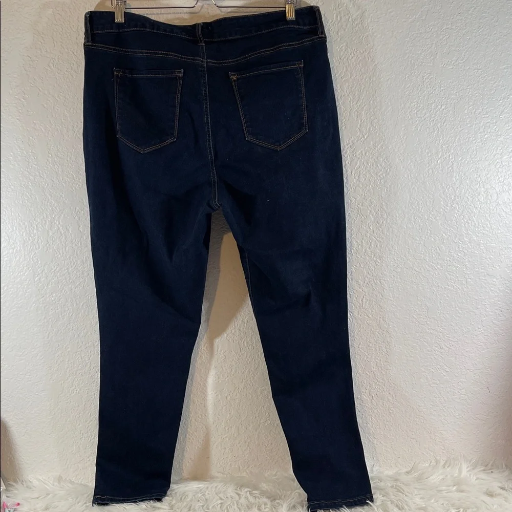 JESSICA SIMPSON Adored High Rise Skinny Denim Jeans Blue With Pockets Size 18W - Picture 4 of 10